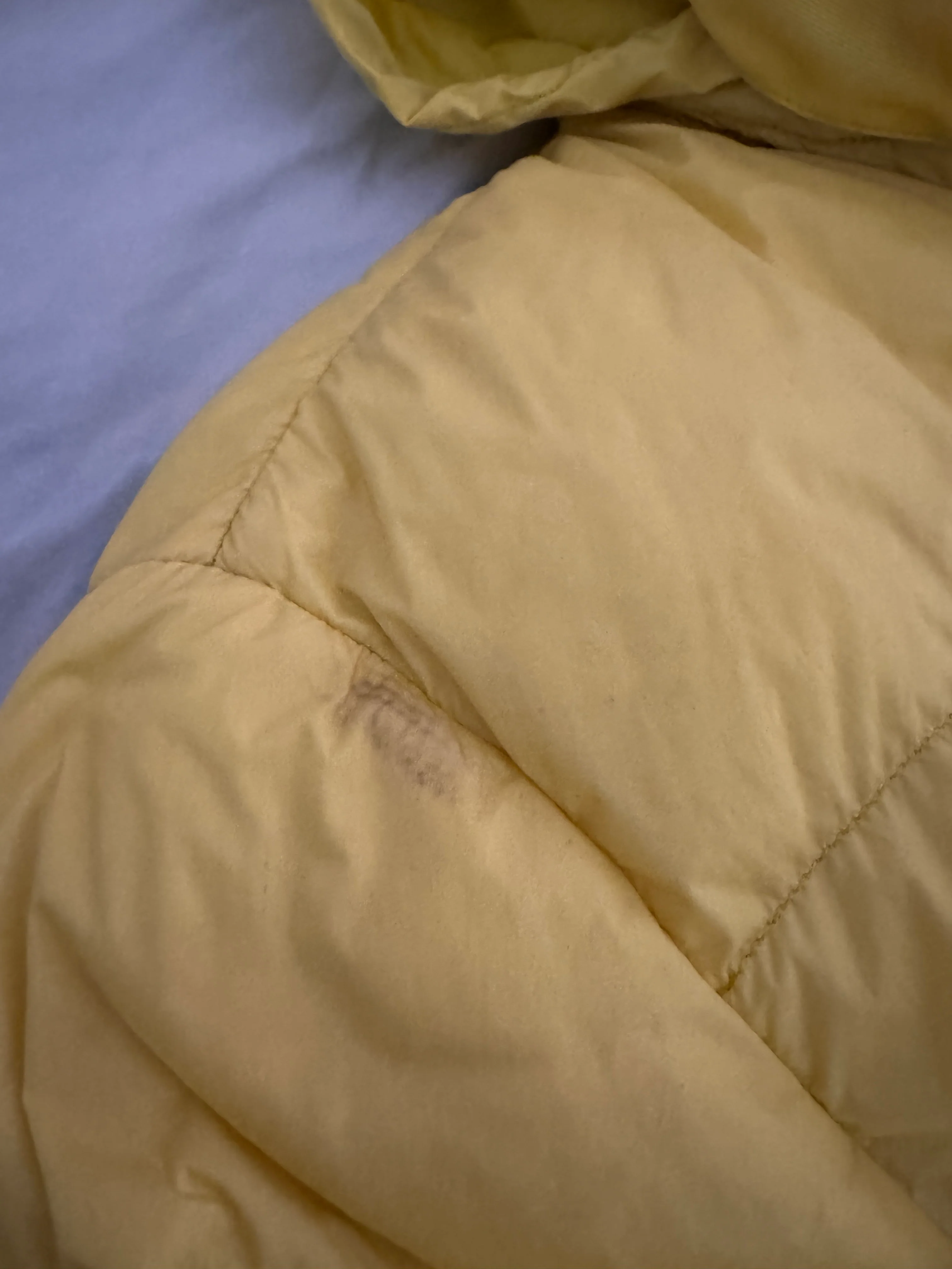 Stone Island Yellow 'Crinkle Reps Down' Puffer - Large - Image 4