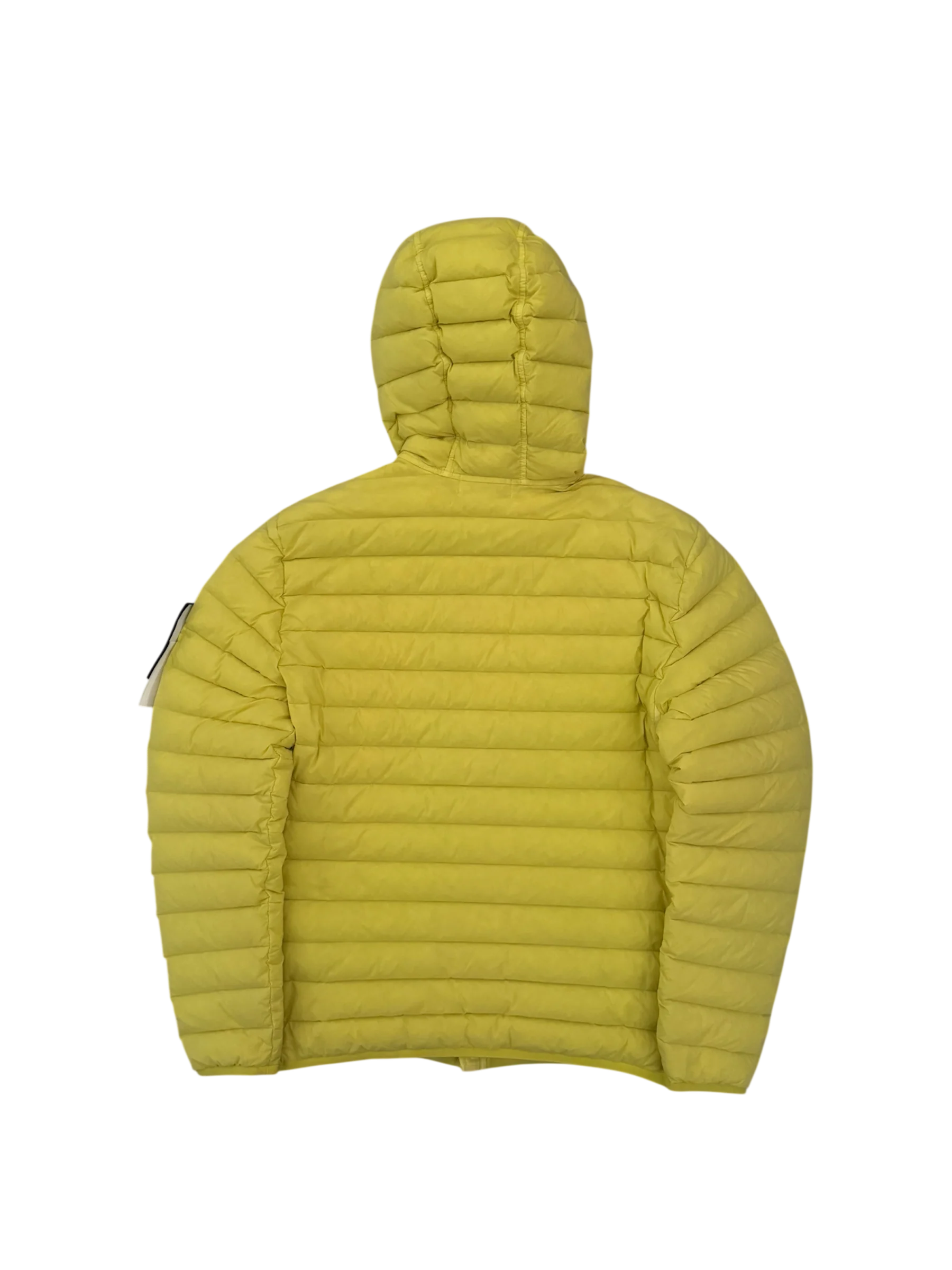 Stone Island Yellow 'Loom Woven Down' Puffer - Medium - Image 3