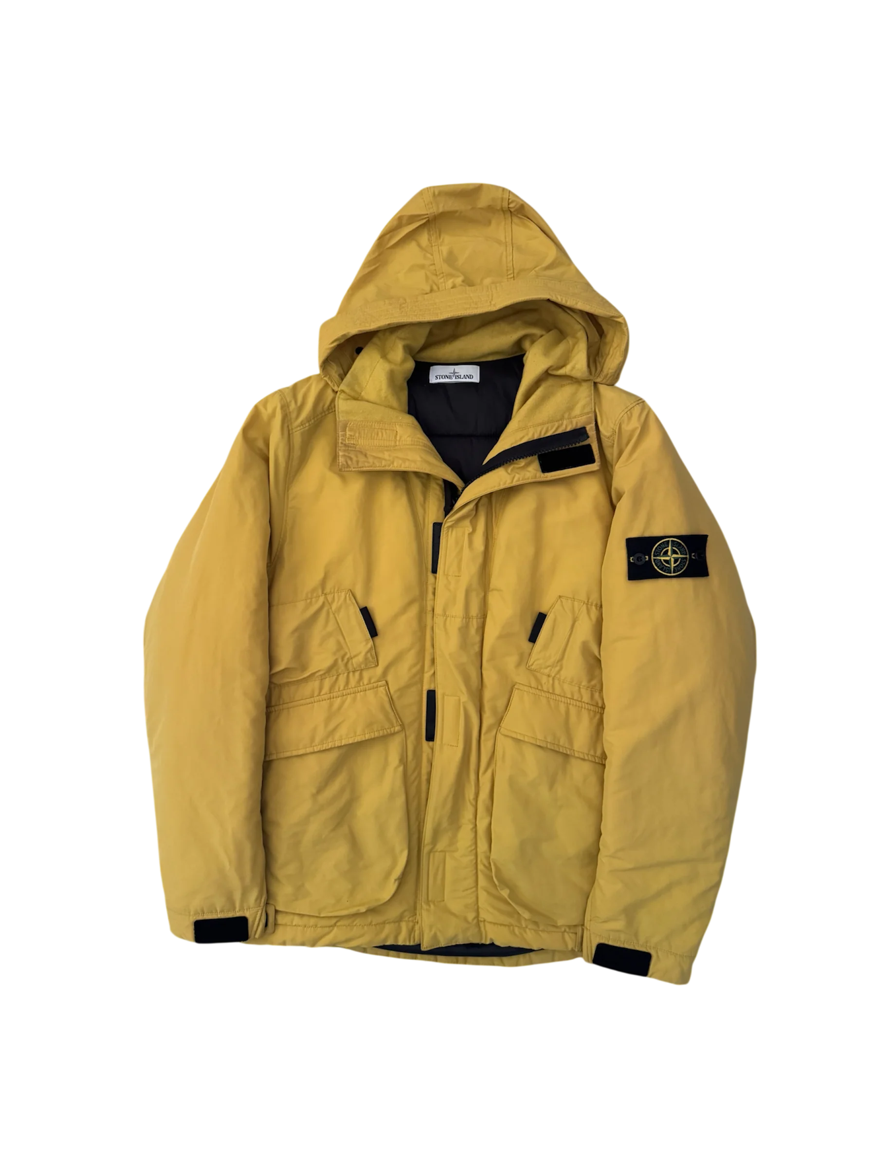 Stone Island Yellow 'Micro Reps Primaloft Insulation' Jacket - XL