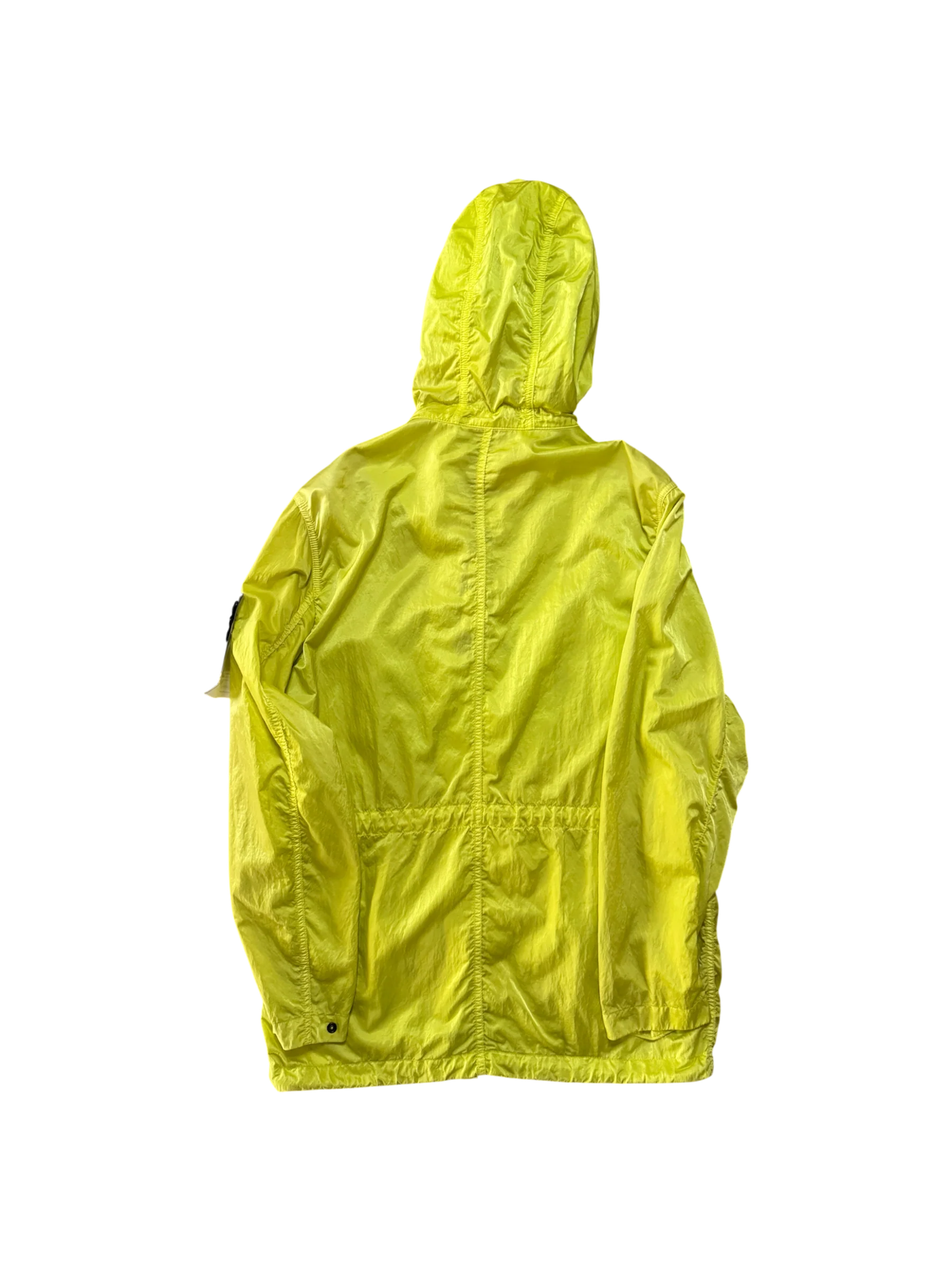 Stone Island Yellow 'Nylon Raso' Jacket - Large - Image 3